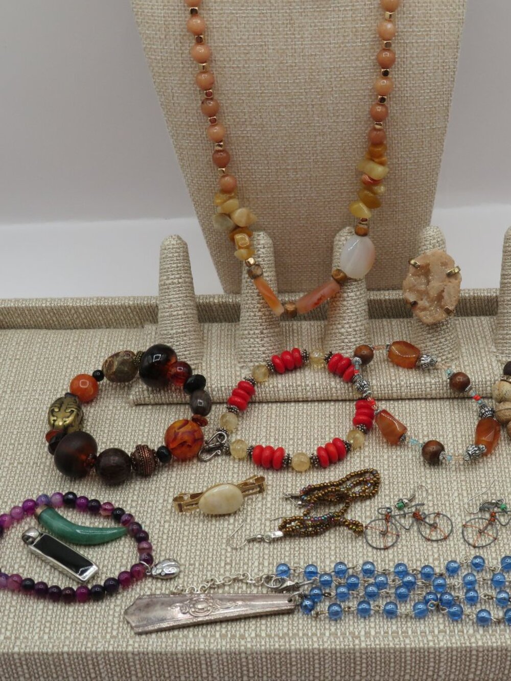 Vintage to Modern Boho Beaded Mixed Multi Piece Lot
